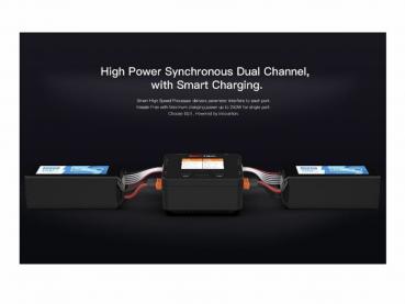 iSDT DUO SMART CHARGER P20 - 2x500W, 20A, 2x8S Lipo