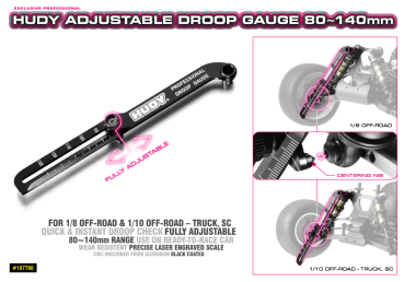 Hudy Adjustable Droop Gauge