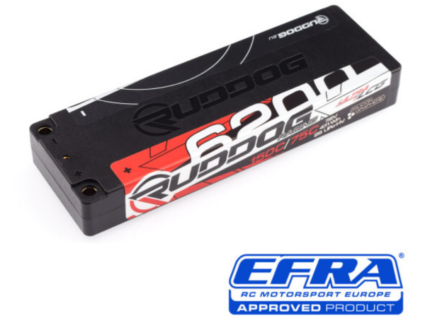 RUDDOG 6200mAh 150C/75C 7.6V Ultra-LCG Stick Pack LiPo