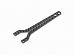 Xray X4 Graphite Upper Deck Split Front 2.0mm